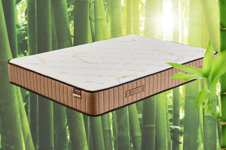 Protector natural de fibras de bambú blanco 180x200 ECOBAMBU