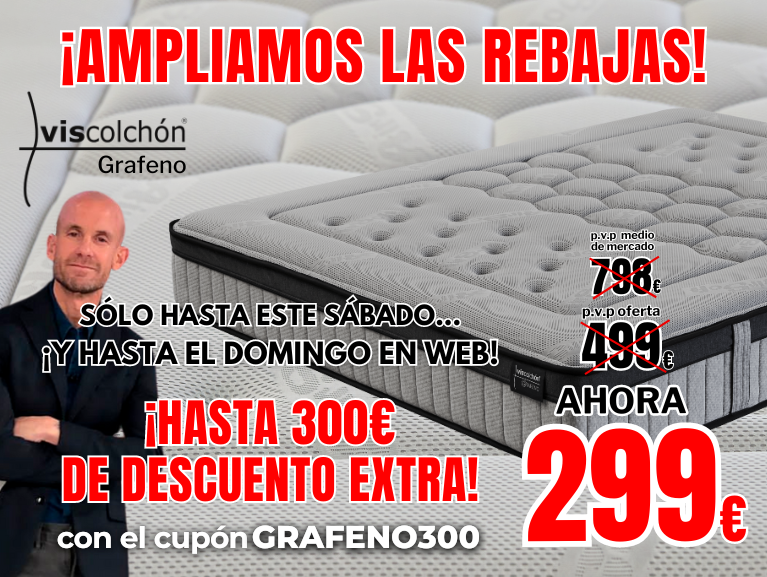 Canape Abatible + Colchon Viscoelastico 150 cm x 190 cm x 18cm Altura –  Outlet Madrid